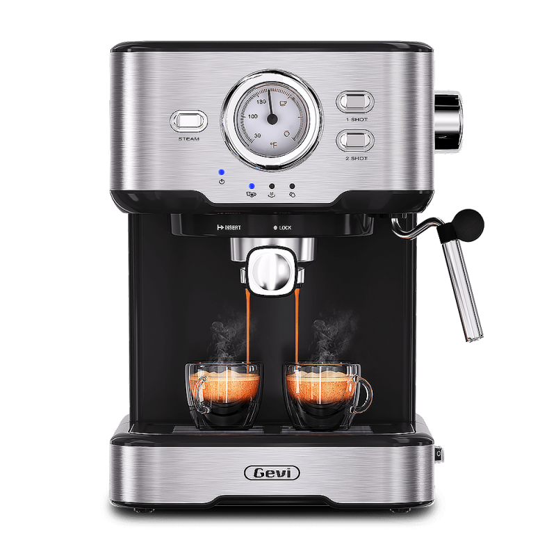 Espresso Barista Starter Set with Temperature Gauge & Grinder - Image 2