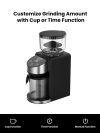 Gevi Burr Coffee Grinder for Espresso, Drip, Percolator, French Press, American, Turkish Coffee GECGI406B-U7 - Image 3