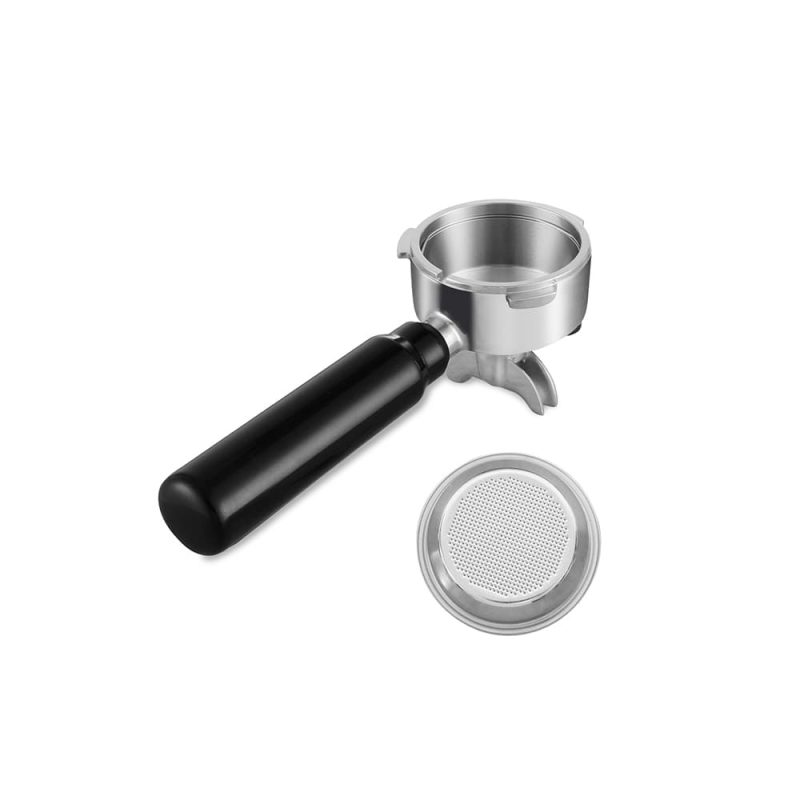 58MM Non Pressurized Double Cup Metal Filter and Portafilter For ECMF0-SS0A2