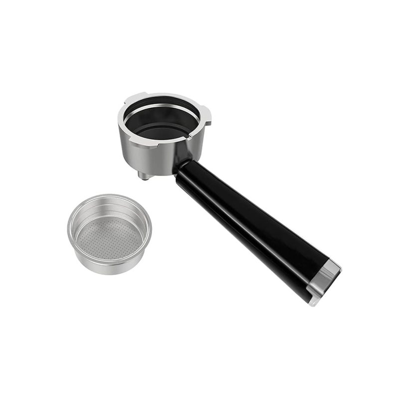 Single Cup Dual Wall Metal Filter and Portafilter Combo For Espresso Coffee Machine ECMA0-SS0A2 - Image 5