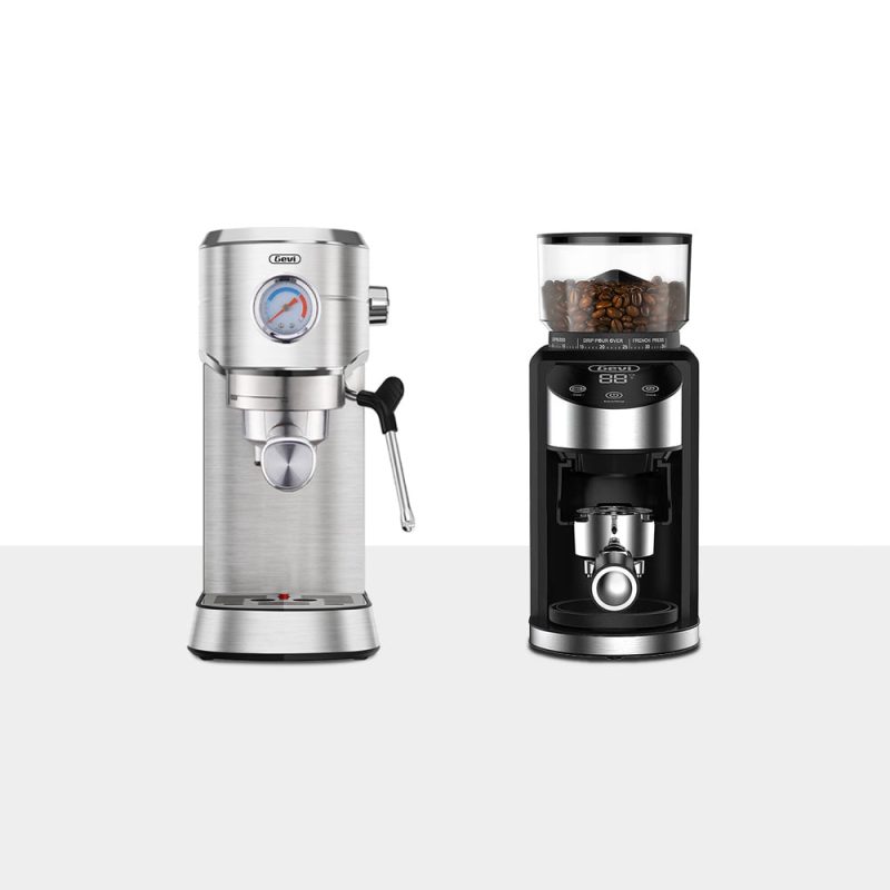 Espresso Barista Starter Set with Extraction Gauge & Grinder