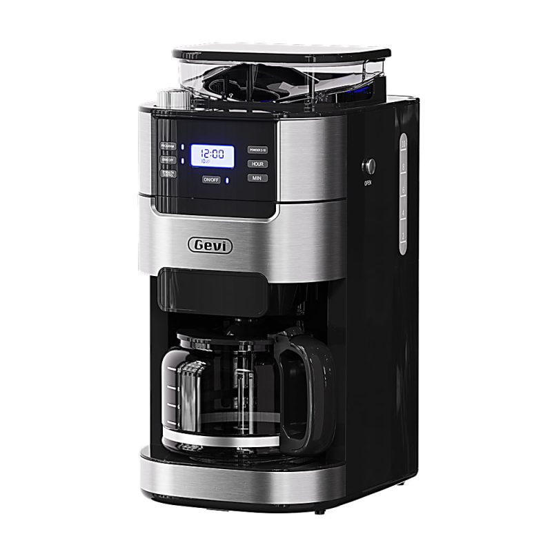 GEVI Programmable 10-Cup Grind & Brew Coffee Maker Machine with Built-in Grinder GECMA025AK-U - Image 2
