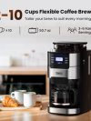 GEVI Programmable 10-Cup Grind & Brew Coffee Maker Machine with Built-in Grinder GECMA025AK-U - Image 8