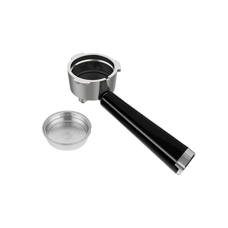 Single Cup Dual Wall Metal Filter and Portafilter Combo For Espresso Coffee Machine ECMA0-SS0A2 - Image 2