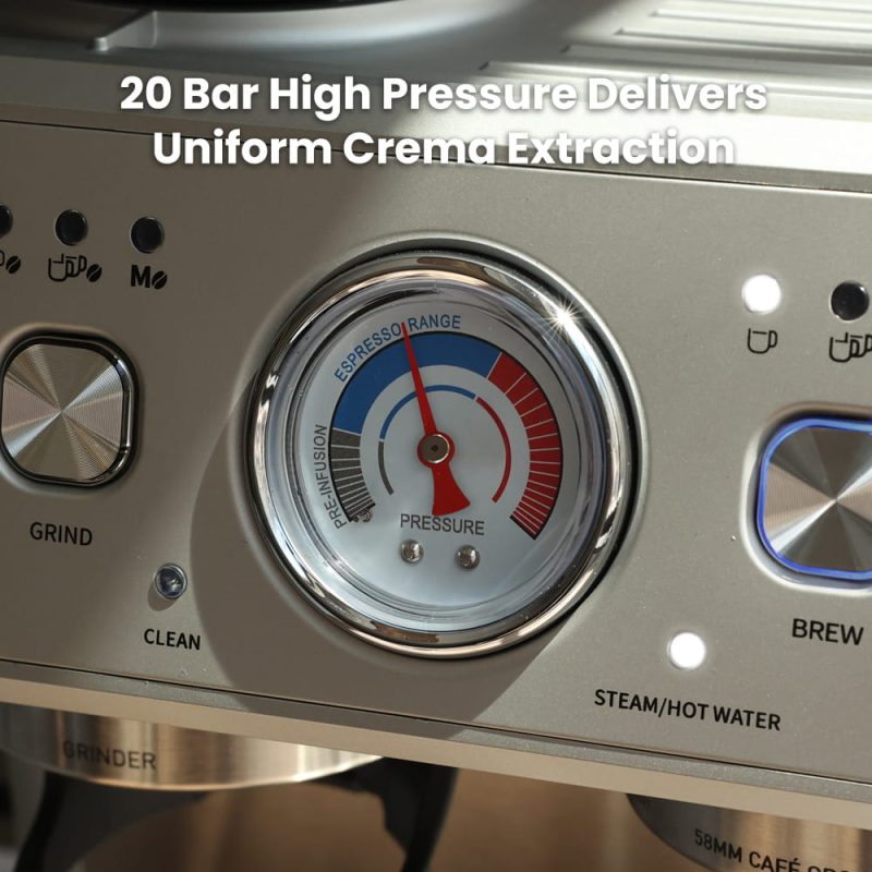 GEVI Dual Boiler Espresso Coffee Maker Machine GECME020DE-U - Image 10