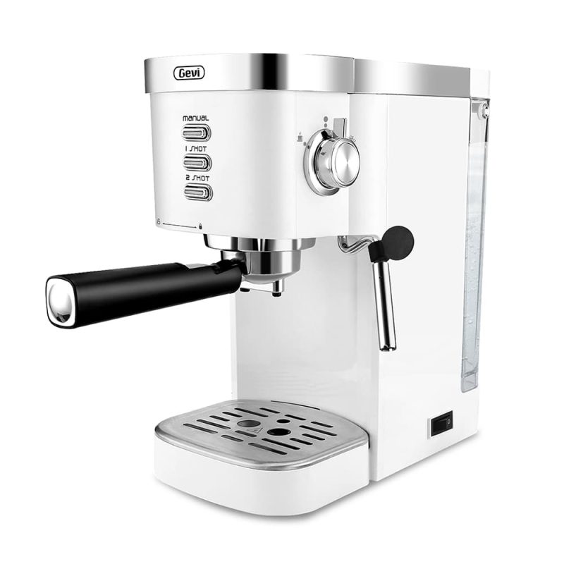 GEVI Espresso and Cappuccino Maker with Milk Frother and Steam Wand GECME022-U - Image 2