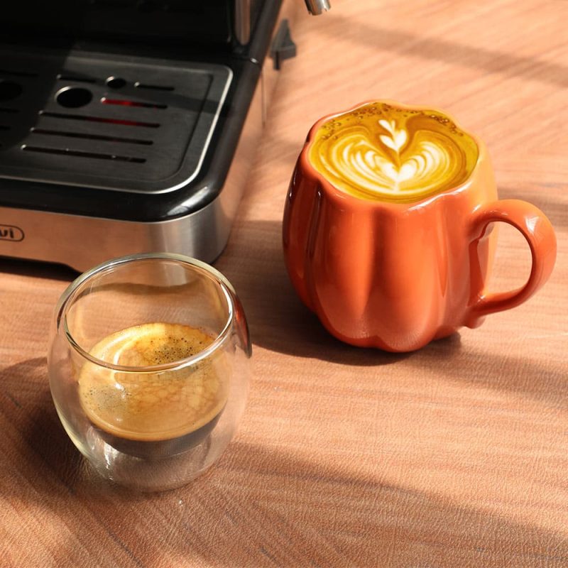 GEVI 2-in-1 Fully Automatic Espresso Machine with Milk Frother Wand and Dual Temperature Control 20 Bar GECME403L-U - Image 9