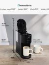 GEVI Ezpod Compact Single Serve Coffee Maker SSCMA0 - Image 9