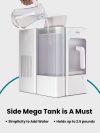 GEVI Adella Crystal Clear Nugget Ice Maker Machine GIMN-1005 - Image 4
