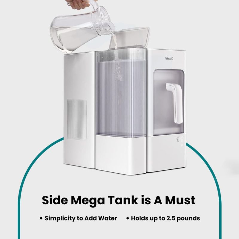 GEVI Adella Crystal Clear Nugget Ice Maker Machine GIMN-1005 - Image 4