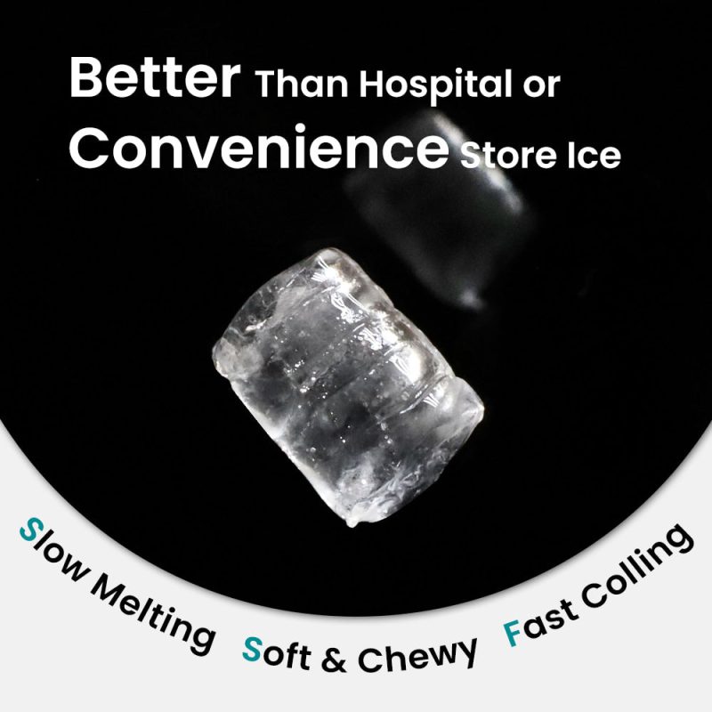 GEVI KNOVA Portable Countertop Compact Gemi Nugget Ice Maker - Image 3