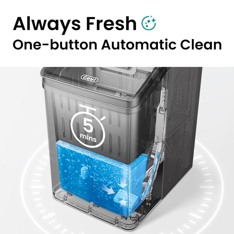 GEVI KNOVA Portable Countertop Compact Gemi Nugget Ice Maker - Image 7
