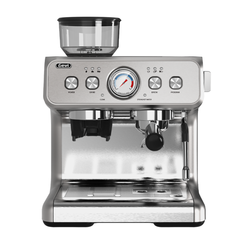 GEVI Dual Boiler Espresso Coffee Maker Machine GECME020DE-U