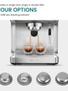 GEVI Ezbru 1000 Espresso Coffee Maker Machine with Pre-infusion ECMC0 - Image 8