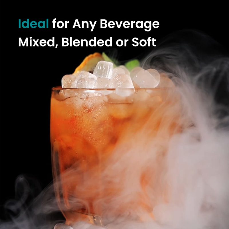 GEVI Household Countertop Nugget Ice Maker Machine With Viewing Window GIMN-1000C - Image 3